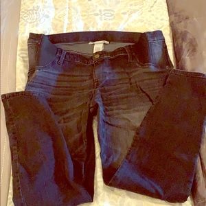 Liz Lange maternity black jeggings
